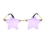 Star Shape Hippie Pop Color Lens Sunglasses