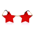 Star Shape Hippie Pop Color Lens Sunglasses