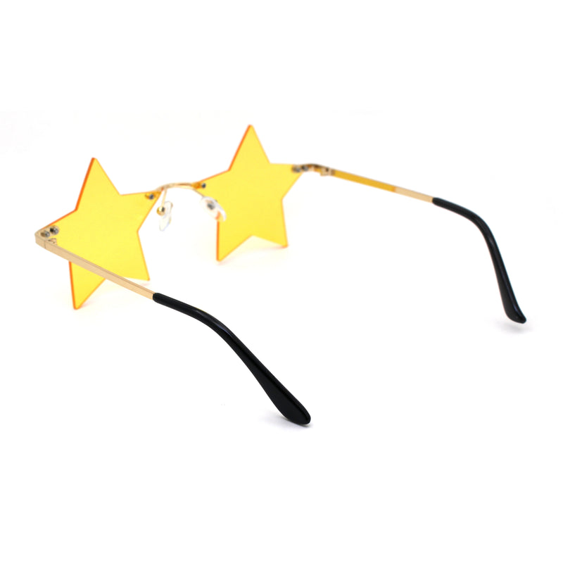 Star Shape Hippie Pop Color Lens Sunglasses