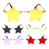 Star Shape Hippie Pop Color Lens Sunglasses