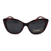 Polarized Womens Classic 90s Large Cat Eye Plastic Fashion Sunglasses