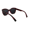 Polarized Womens Classic 90s Large Cat Eye Plastic Fashion Sunglasses