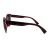 Polarized Womens Classic 90s Large Cat Eye Plastic Fashion Sunglasses