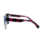 Polarized Womens Classic 90s Large Cat Eye Plastic Fashion Sunglasses