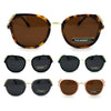 Rhinestone Accent Premium Polarized Lens Butterfly Fashion Plastic Sunglasses