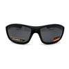 Xloop Polarized Mens Classic 90s Warp Around Sport Plastic Sunglasses