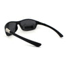 Xloop Polarized Mens Classic 90s Warp Around Sport Plastic Sunglasses