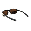 Xloop Polarized Mens Classic 90s Warp Around Sport Plastic Sunglasses