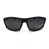 Xloop Polarized Mens Aerodynamic Warp Around Sport Sunglasses