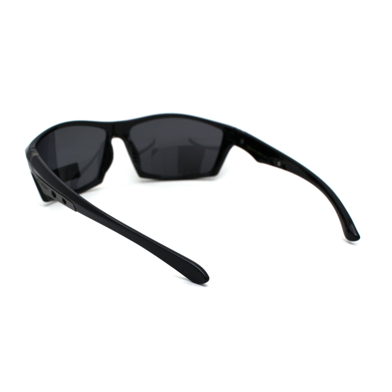 Xloop Polarized Mens Aerodynamic Warp Around Sport Sunglasses