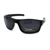 Xloop Polarized Mens Classic Biker Style Rectangle Sport Plastic Sunglasses