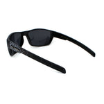 Xloop Polarized Mens Classic Biker Style Rectangle Sport Plastic Sunglasses