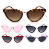 Womens Elegant 20s Gothic Cat Eye Mod Sunglasses