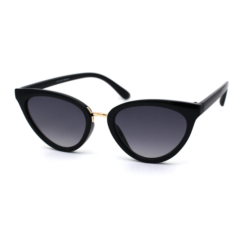 Womens Elegant 20s Gothic Cat Eye Mod Sunglasses