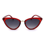 Womens Elegant 20s Gothic Cat Eye Mod Sunglasses