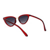 Womens Elegant 20s Gothic Cat Eye Mod Sunglasses