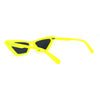 Womens Neon Pop Color 80s Squared Cat Eye Sunglasses