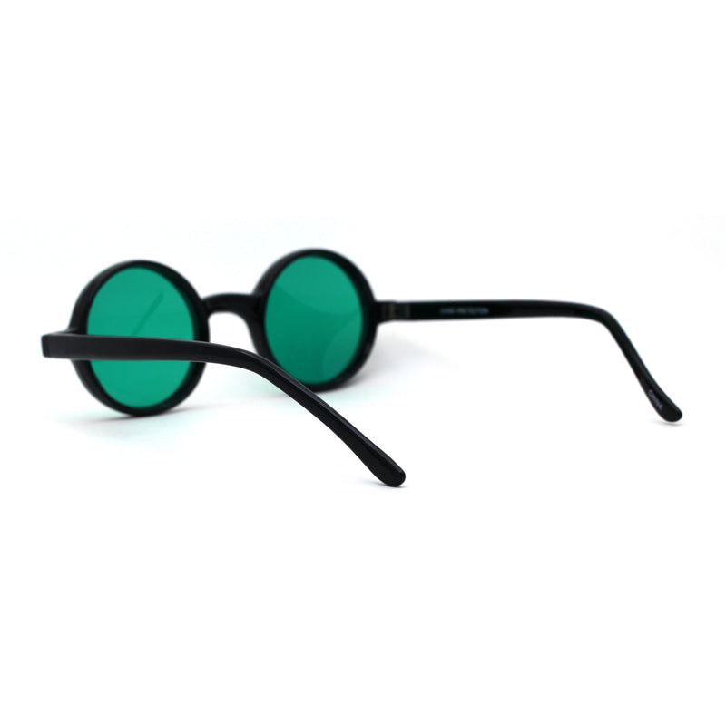 Wizard Hippie Pimp Color Lens Round Circle Sunglasses