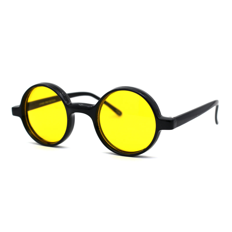 Wizard Hippie Pimp Color Lens Round Circle Sunglasses