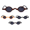 Mens Unique Tiny Round Circle Lens Hippie Pimp Plastic Sunglasses