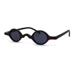 Mens Unique Tiny Round Circle Lens Hippie Pimp Plastic Sunglasses