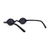 Mens Unique Tiny Round Circle Lens Hippie Pimp Plastic Sunglasses