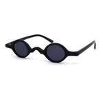 Mens Unique Tiny Round Circle Lens Hippie Pimp Plastic Sunglasses