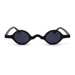 Mens Unique Tiny Round Circle Lens Hippie Pimp Plastic Sunglasses