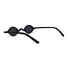 Mens Unique Tiny Round Circle Lens Hippie Pimp Plastic Sunglasses