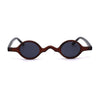 Mens Unique Tiny Round Circle Lens Hippie Pimp Plastic Sunglasses