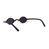 Mens Unique Tiny Round Circle Lens Hippie Pimp Plastic Sunglasses