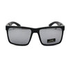 Locs Colored Reflective Black Rectangular Gangster Hardcore Sunglasses