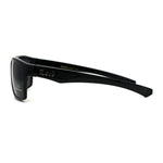 Mens Locs Warp Biker Gangster Sport All Black Sunglasses