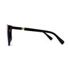 Womens Inset Panel Lens Trendy Horn Rim Retro Fashion Sunglasses