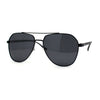 Mens Polarized Classic Air Force Pilot Officer Metal Sunglasses