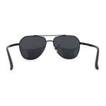 Mens Polarized Classic Air Force Pilot Officer Metal Sunglasses