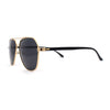 Mens Polarized Classic Air Force Pilot Officer Metal Sunglasses