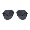 Mens Polarized Classic Air Force Pilot Officer Metal Sunglasses