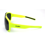 Kush Mens Exposed Lens Racer Shield Plastic Sport Sunglasses