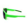 Mens Exposed Mirrored Lens Racer Shield Plastic Sport Sunglasses