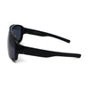 Mens Exposed Mirrored Lens Racer Shield Plastic Sport Sunglasses