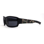 Locs Mens Skull Print Arm Wrap Gangster Sunglasses