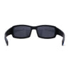 Locs Mens Skull Print Arm Wrap Gangster Sunglasses