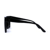 Half Rim Style Flat Top Squared Rectangular Retro Fashion Sunglasses