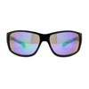 Locs Mens Color Mirror Wrap Rectangle Gangster Sport Sunglasses