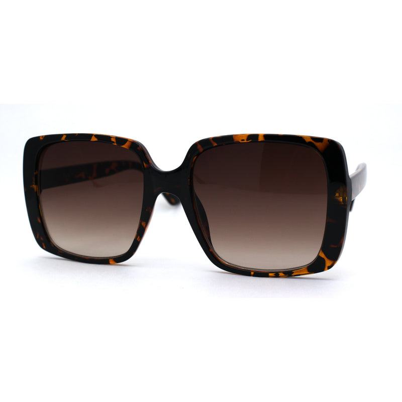 Womens Mod Thin Plastic Rectangular Butterfly Sunglasses