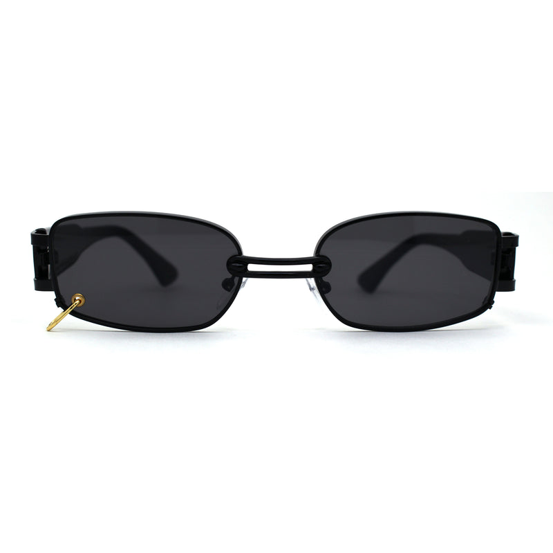 Pierced Loop Ring Lens 90s Retro Fashion Sunglasses