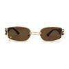 Pierced Loop Ring Lens 90s Retro Fashion Sunglasses