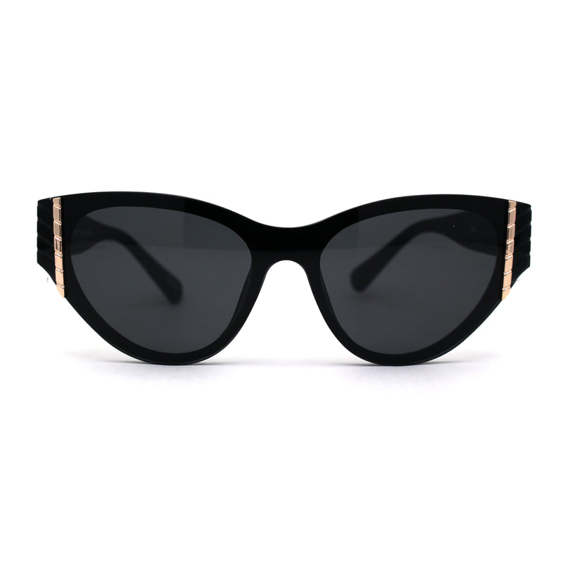 Womens Luxury Mod Jewel Trim Cat Eye Sunglasses