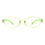 Kids Narrow Oval Plastic 100% Blue Light Flitering Computer Glasses